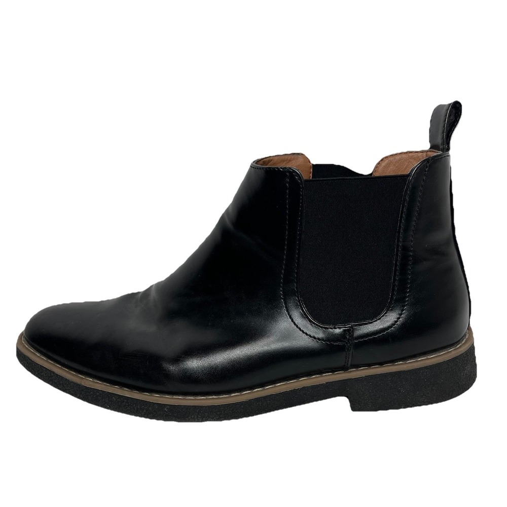 Deer Stags Boots Mens Size 10 M Rockland Memory Foam Chelsea Black Boho